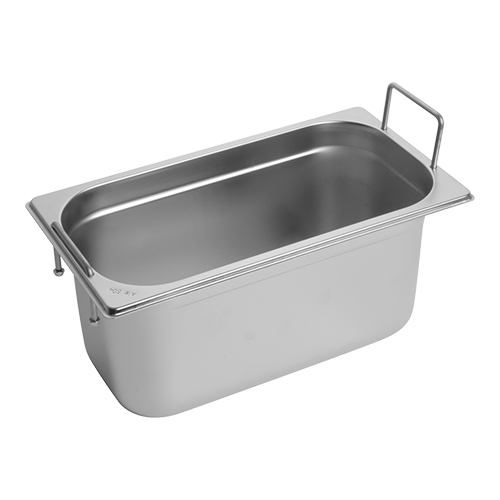 Bac Gastronorm 18/8 GN 1/3 150mmh+ poign. rentrantes